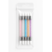 Çift Uçlu Nail Art Silikon Heykel Kalem Seti – 5’li Modelleme ve Süsleme Fırça Seti