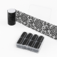 Nail Art Siyah Beyaz Folyo Seti – Tırnak Süsleme ve Desen Aktarımı