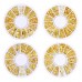 Gold Nail Art Taş Seti – Altın Renkli Tırnak Süsleme Aksesuarı