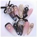 Nail Art Siyah Beyaz Folyo Seti – Tırnak Süsleme ve Desen Aktarımı