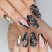 Nail Art Siyah Beyaz Folyo Seti – Tırnak Süsleme ve Desen Aktarımı